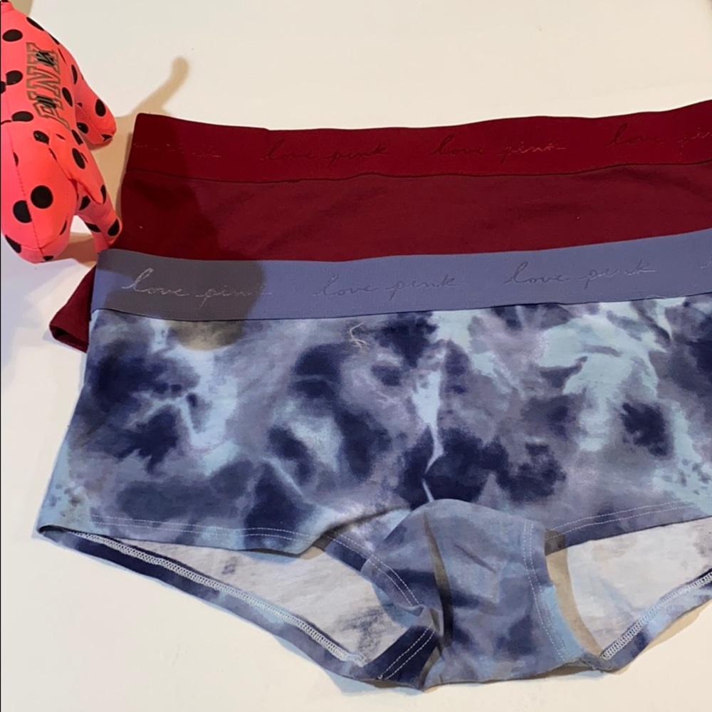 Bundle NWT VS Pink Logo BoyShorts Large - Picture 5 of 9